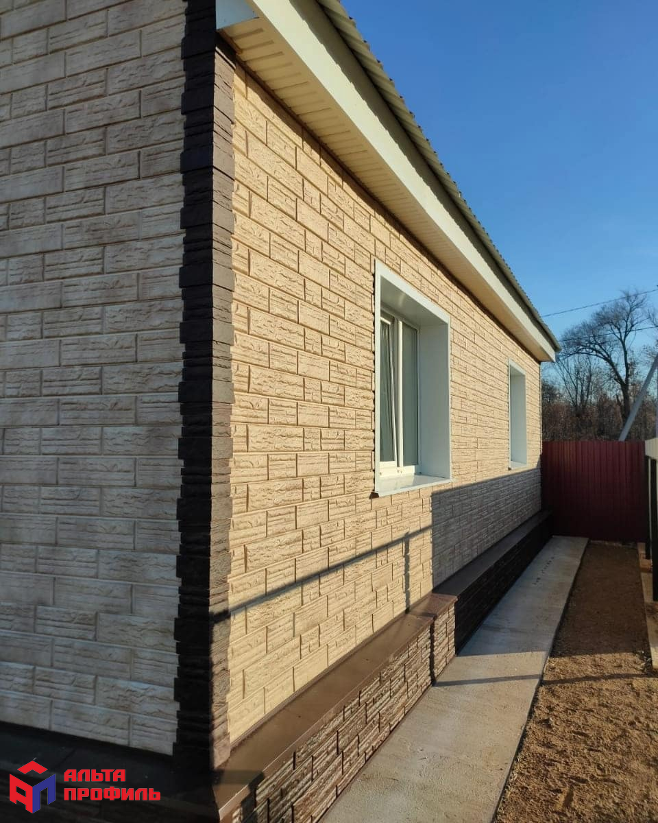 Формованный сайдинг, Сланцевая порода, цвет Слоновая кость